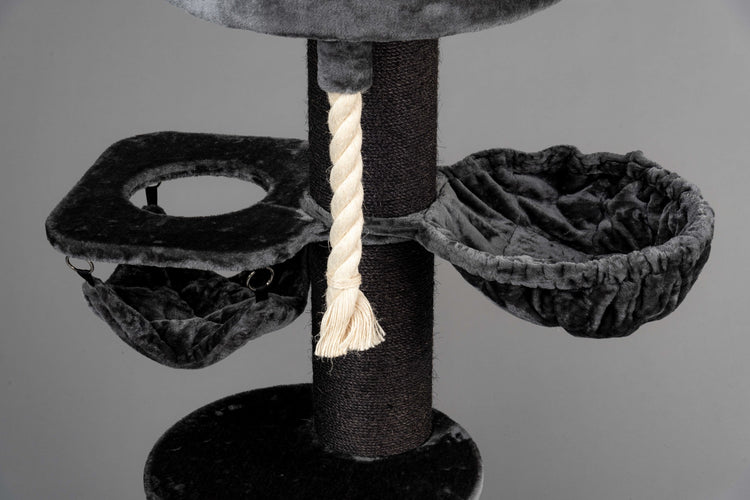 Krabpaal Maine Coon Sleeper Blackline Crown Plus (Donkergrijs)