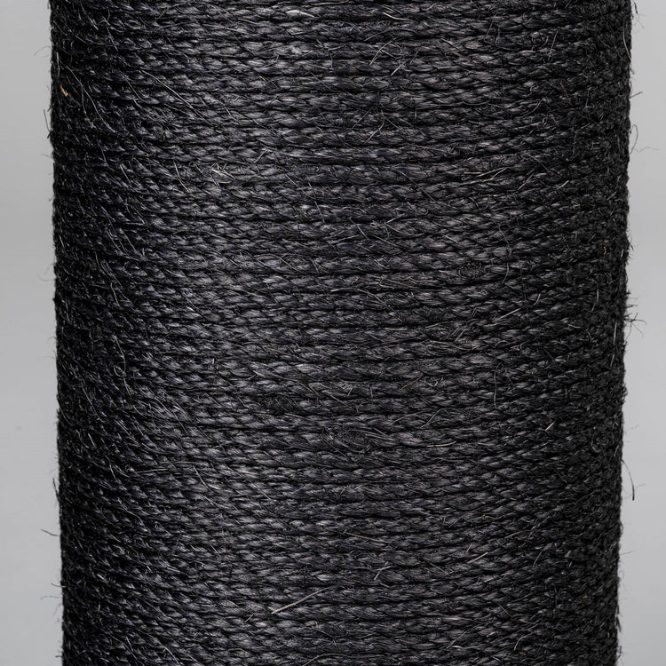 Sisalpaal 80cm x 20 cmØ - M10 - 4 schroefgaten (Blackline)